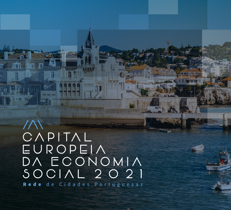 Ilustração da imagem geral da Capital Europeia da Economia Social 2021 de Cascais